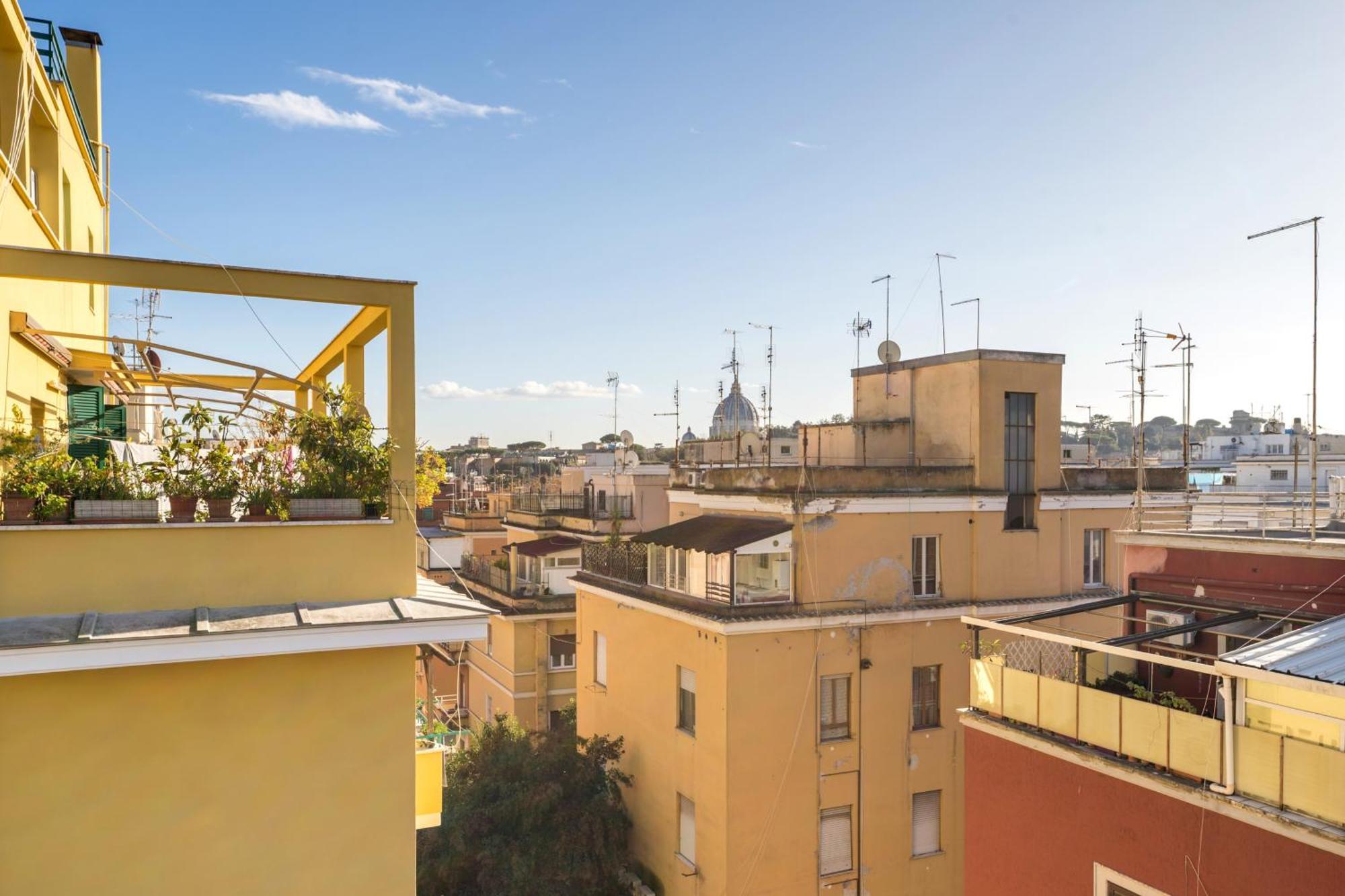 Welcome Dhome - Cozy Penthouse With St. Peter View Rome Exterior photo